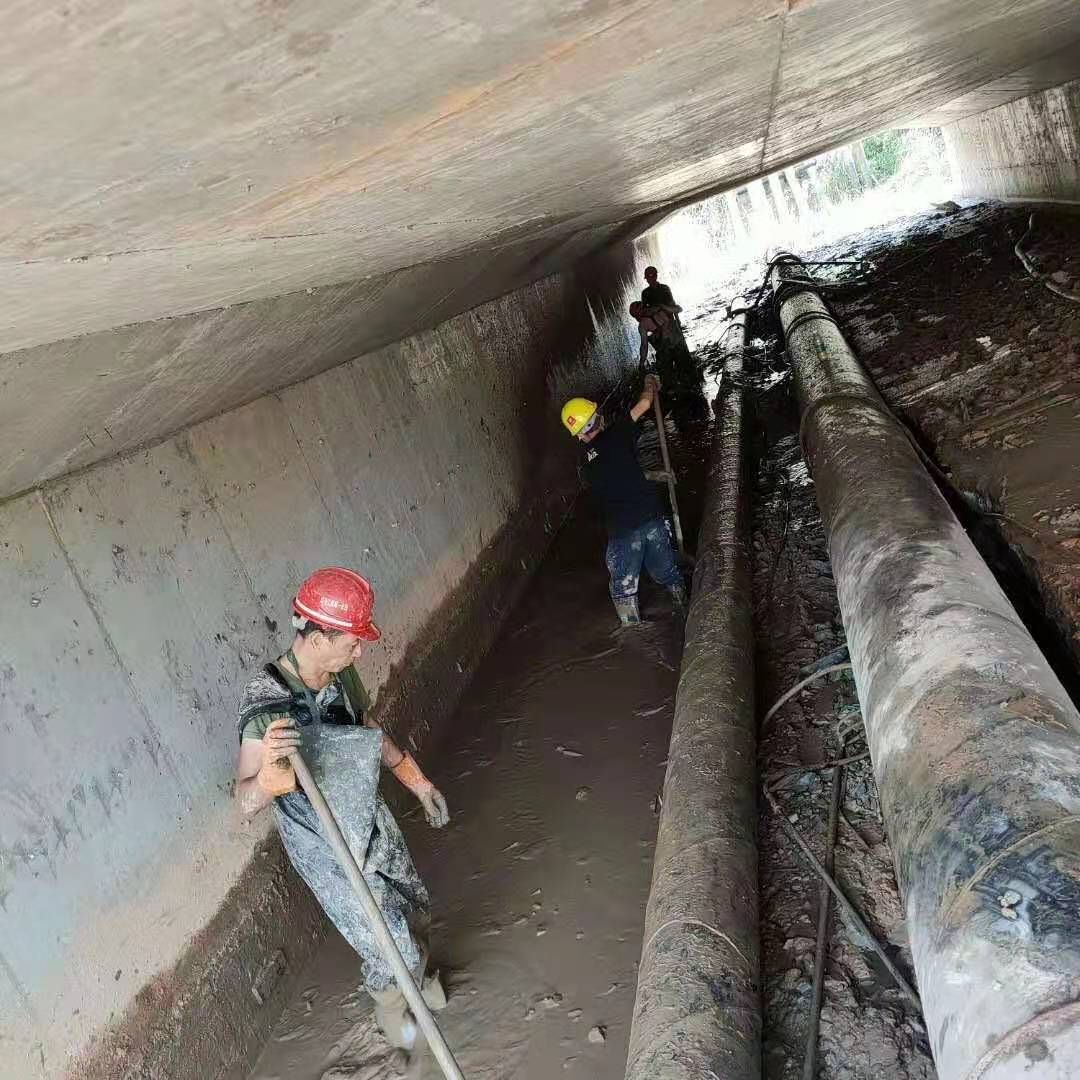 金银川路街道工业管道清淤