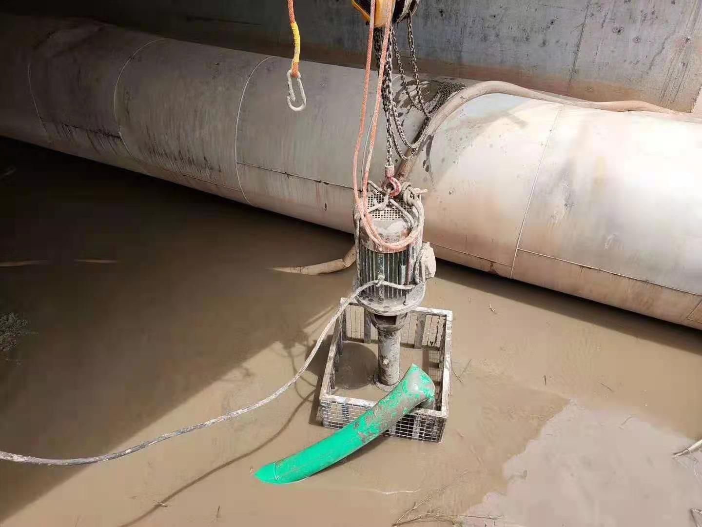 金银川路街道工业管道清理